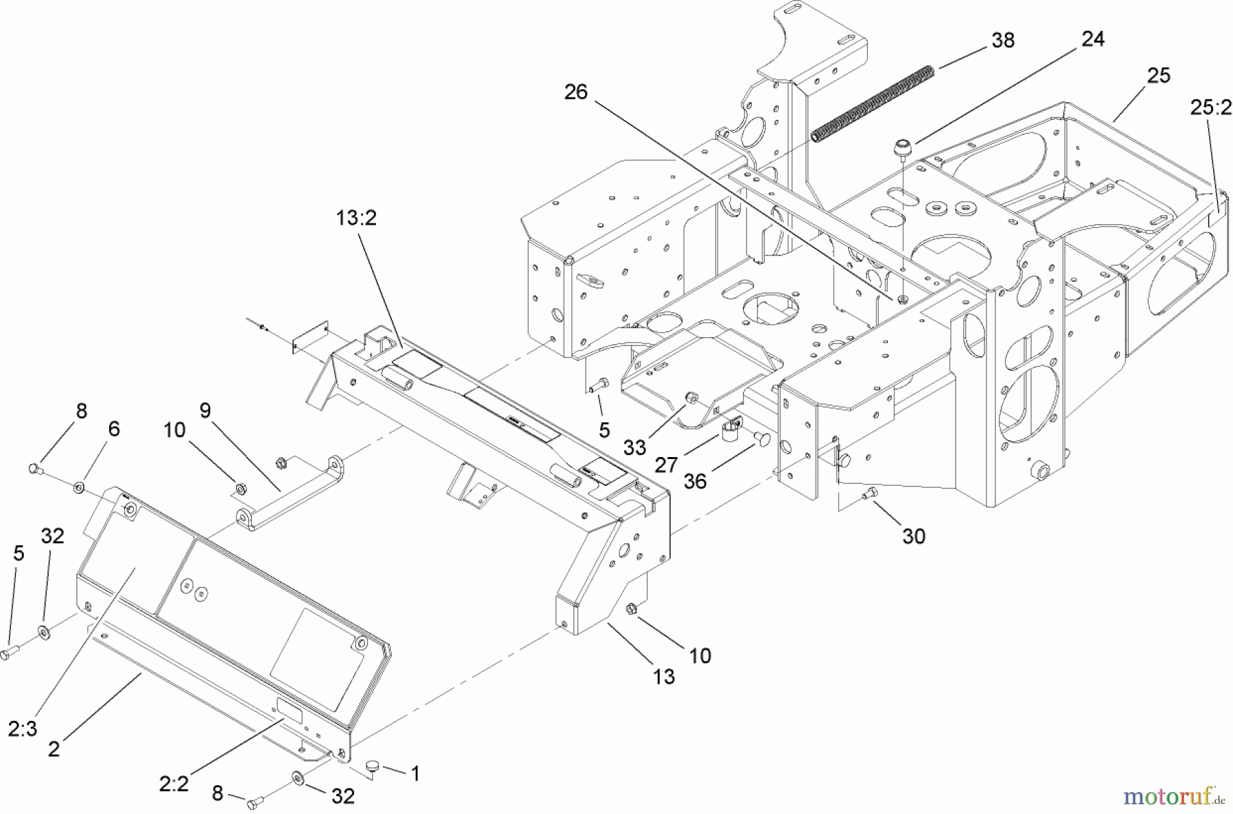  Zerto-Turn Mäher 74413 (Z449) - Toro Z Master Mower, 48