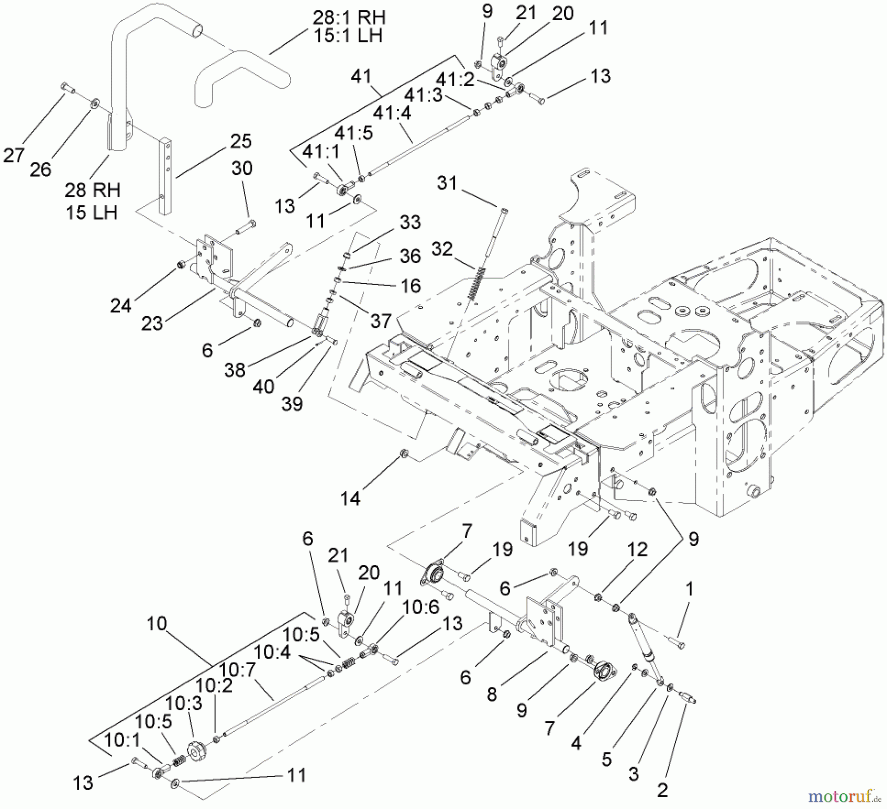  Zerto-Turn Mäher 74413 (Z449) - Toro Z Master Mower, 48