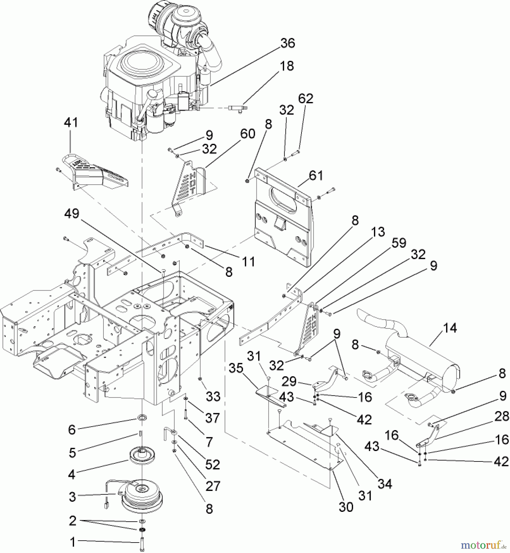  Zerto-Turn Mäher 74414 (Z450) - Toro Z Master Mower, 52