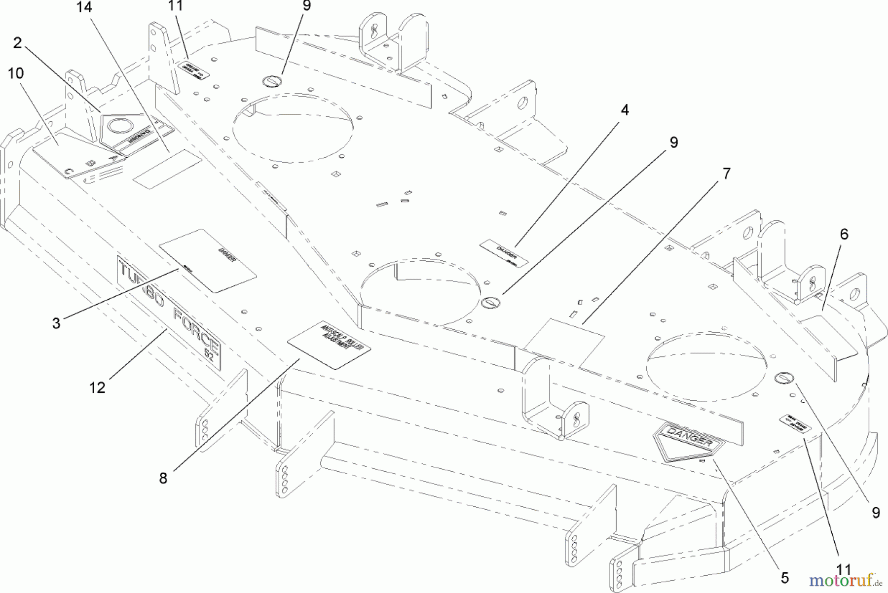  Zerto-Turn Mäher 74415 (Z449) - Toro Z Master Mower, 52