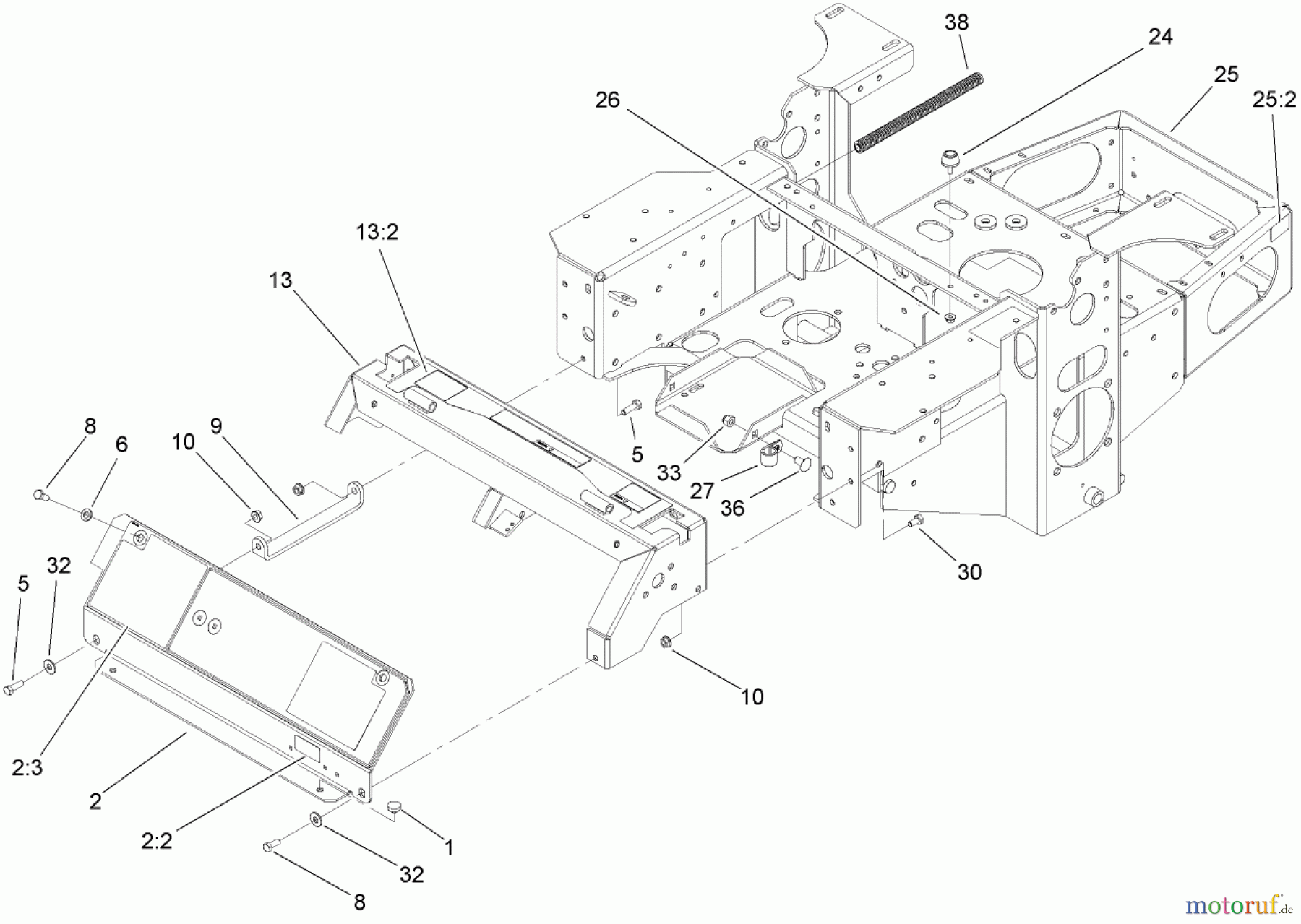  Zerto-Turn Mäher 74417 (Z453) - Toro Z Master Mower, 48