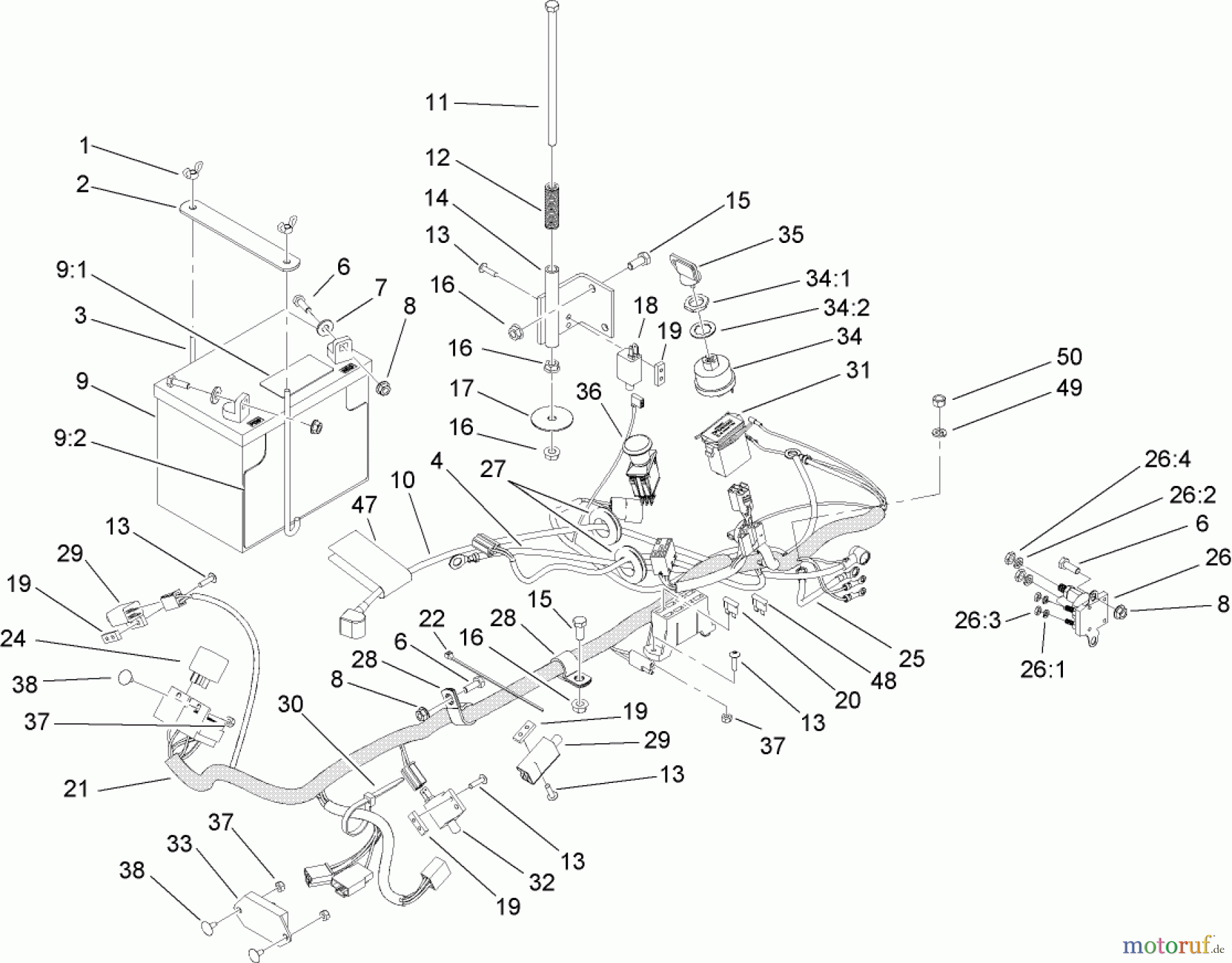  Zerto-Turn Mäher 74417CP (Z450) - Toro Z Master Mower, 48