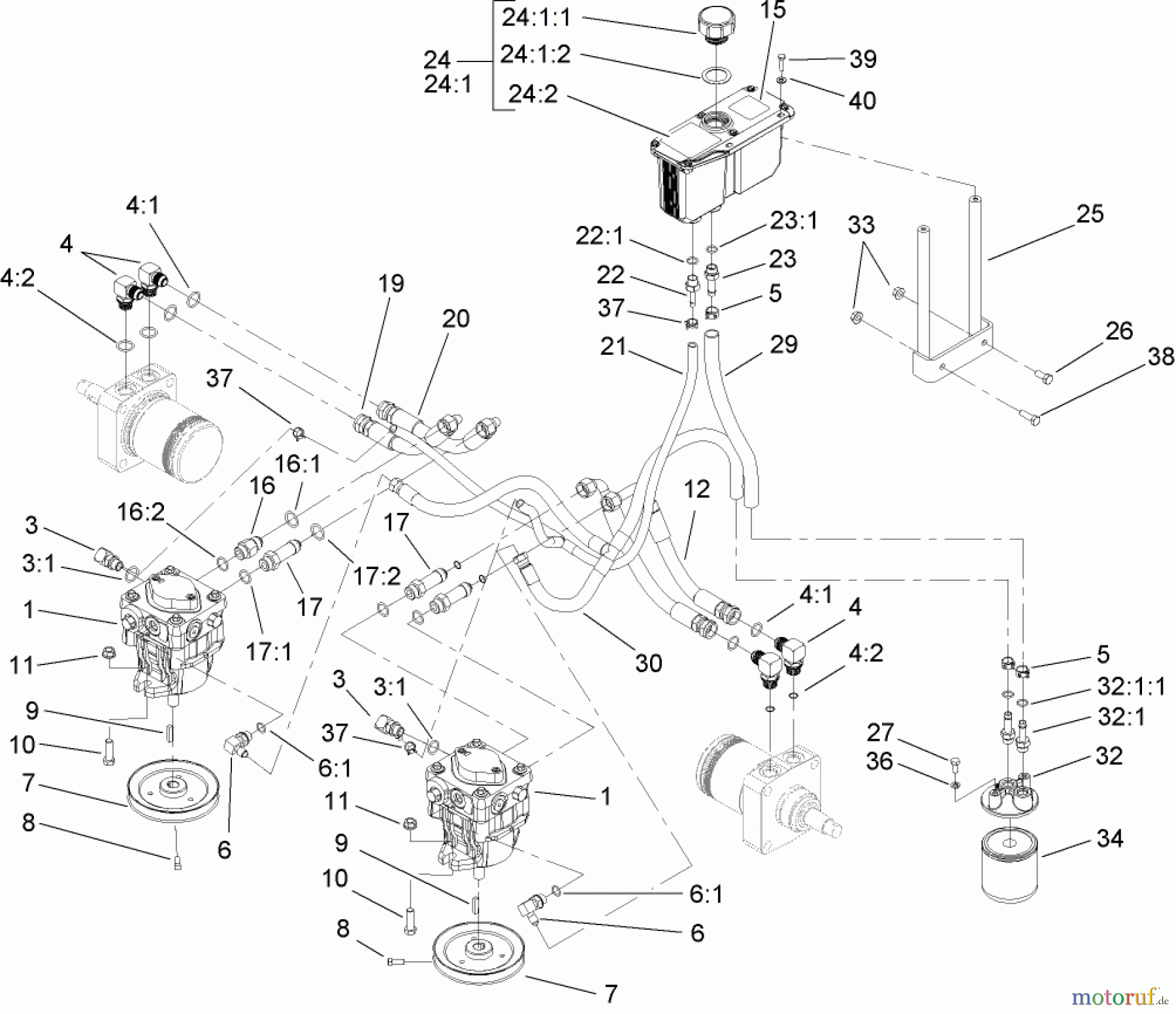  Zerto-Turn Mäher 74418 (Z400) - Toro Z Master Mower, 48