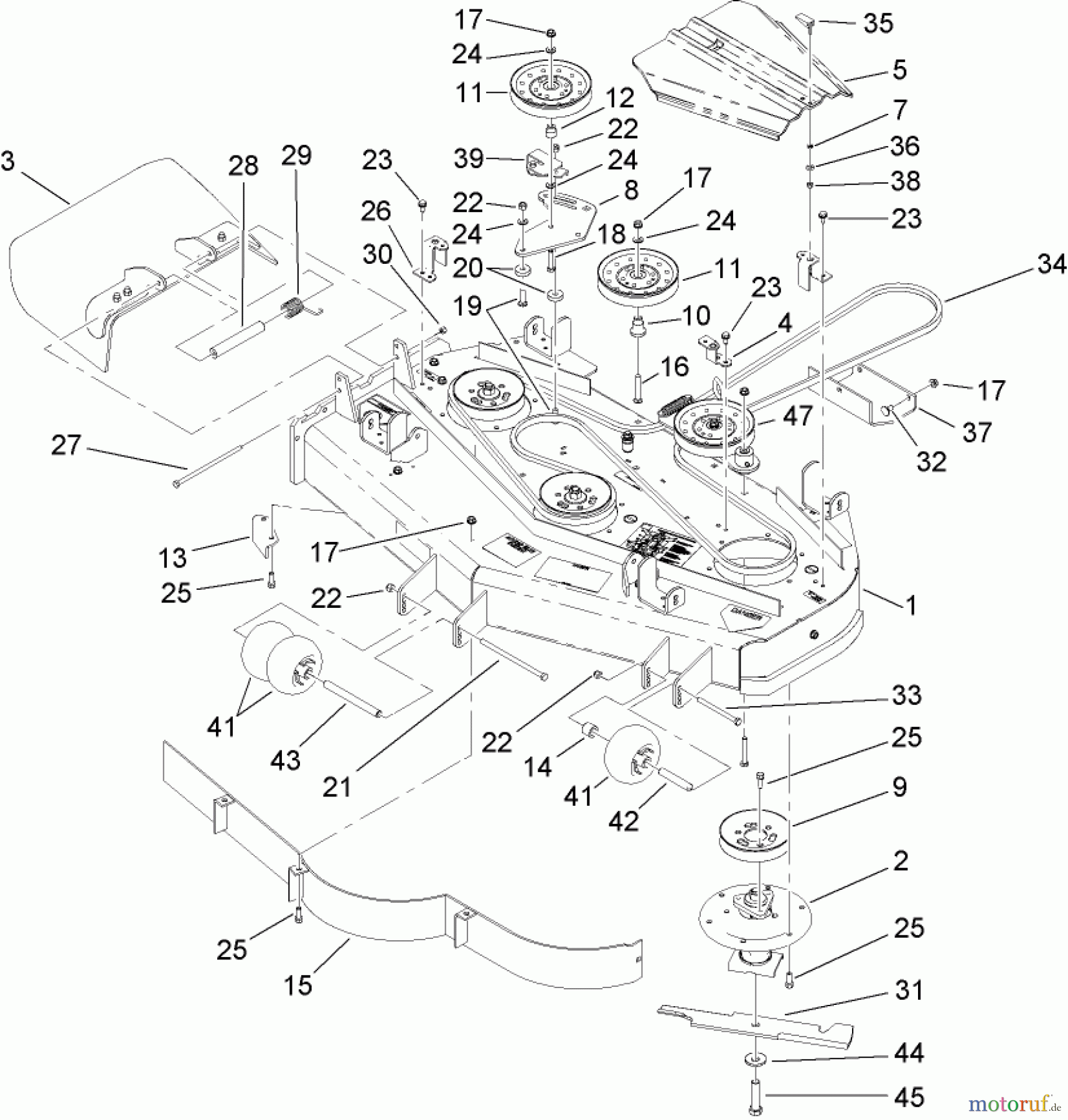  Zerto-Turn Mäher 74418 (Z400) - Toro Z Master Mower, 48