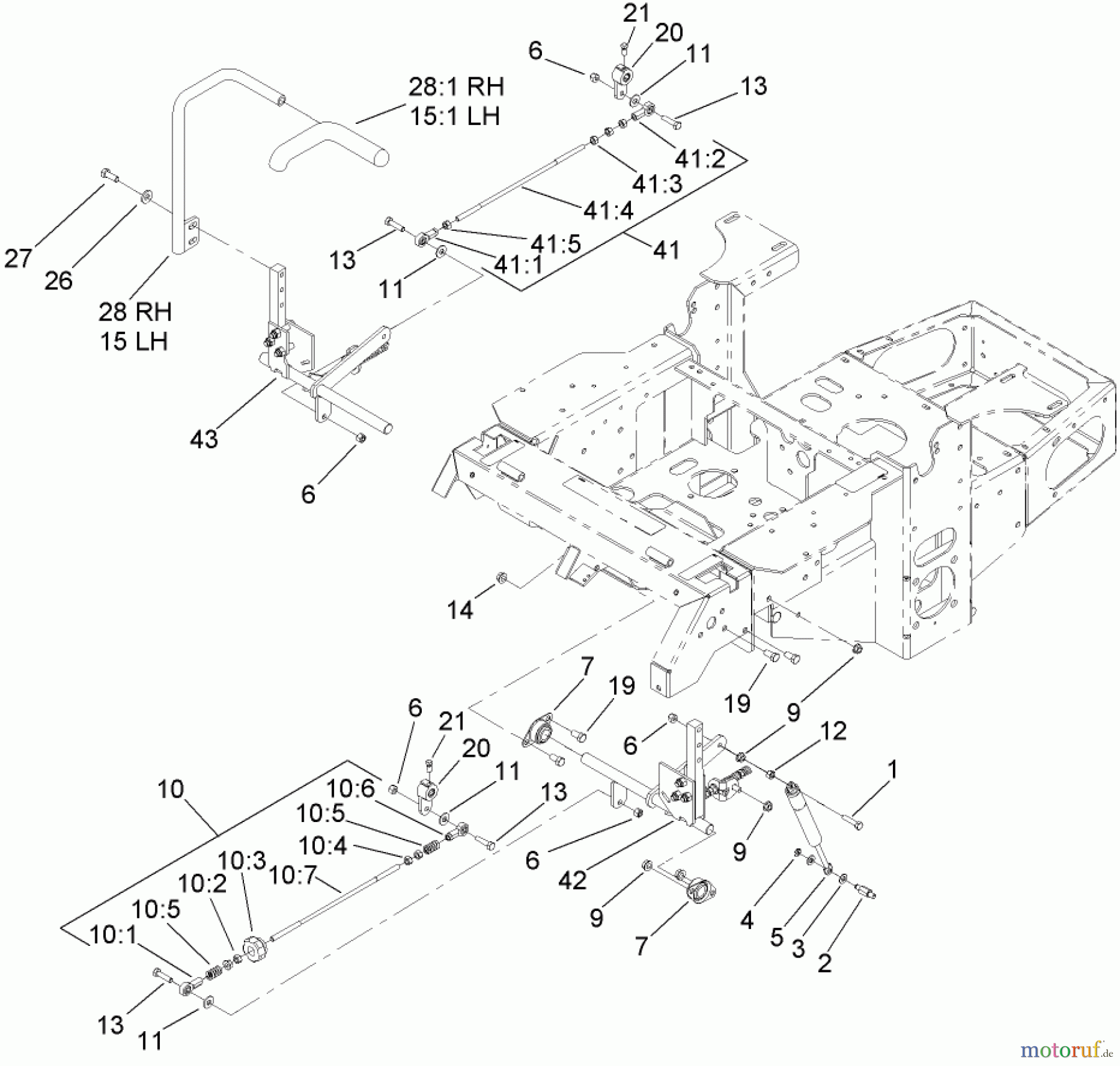  Zerto-Turn Mäher 74418 (Z400) - Toro Z Master Mower, 48