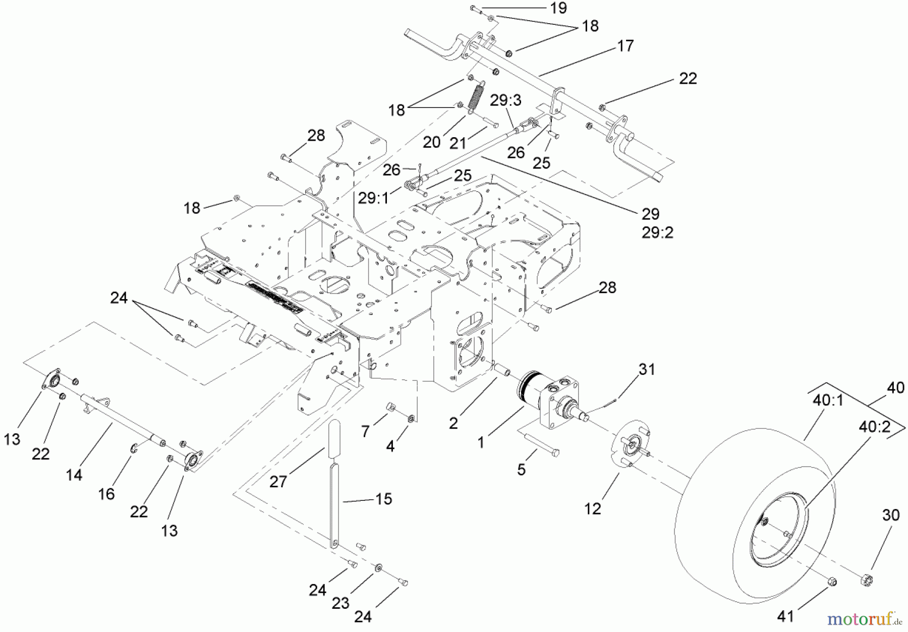  Zerto-Turn Mäher 74418 (Z400) - Toro Z Master Mower, 48