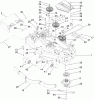 Zerto-Turn Mäher 74418TE (Z400) - Toro Z Master Mower, 122cm 7-Gauge Side Discharge Deck (SN: 270002001 - 270999999) (2007) Listas de piezas de repuesto y dibujos DECK ASSEMBLY