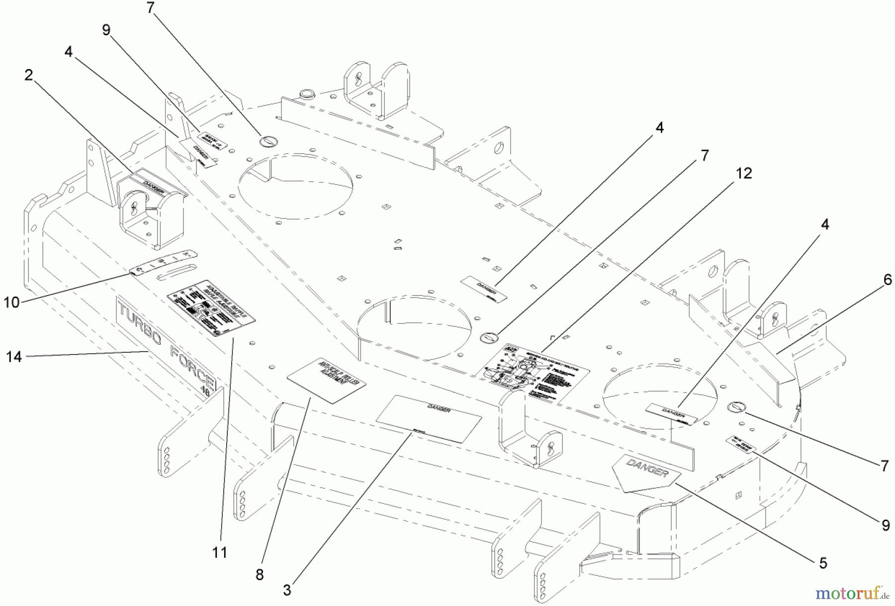  Zerto-Turn Mäher 74441 (Z441) - Toro Z Master Mower, 48