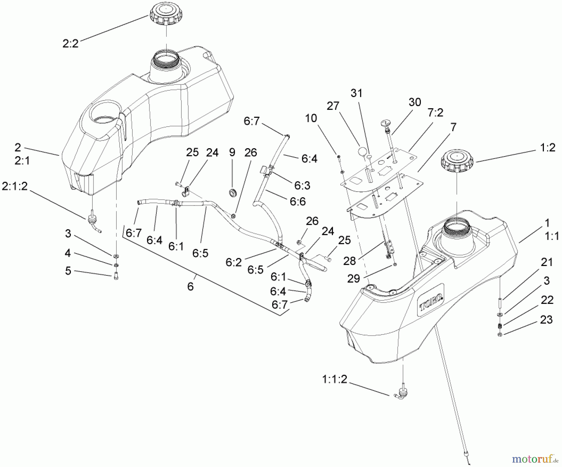  Zerto-Turn Mäher 74441 (Z441) - Toro Z Master Mower, 48