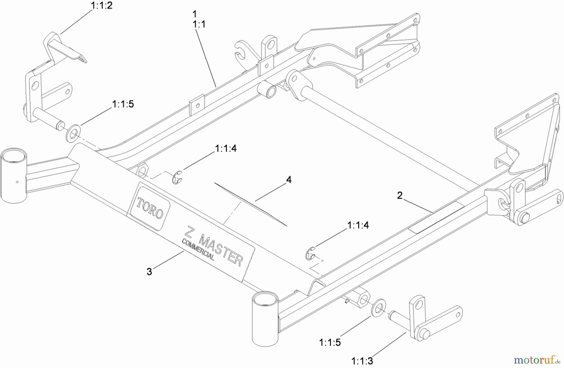  Zerto-Turn Mäher 74444 (Z400) - Toro Z Master Mower, 48