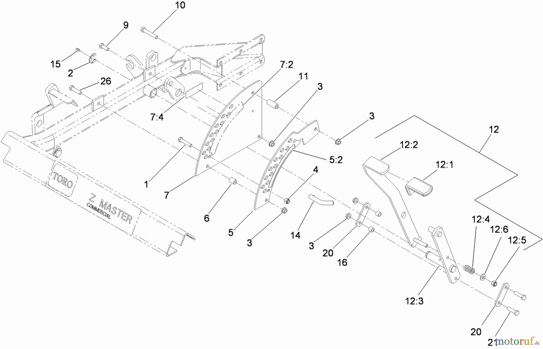  Zerto-Turn Mäher 74445 (Z400) - Toro Z Master Mower, 52