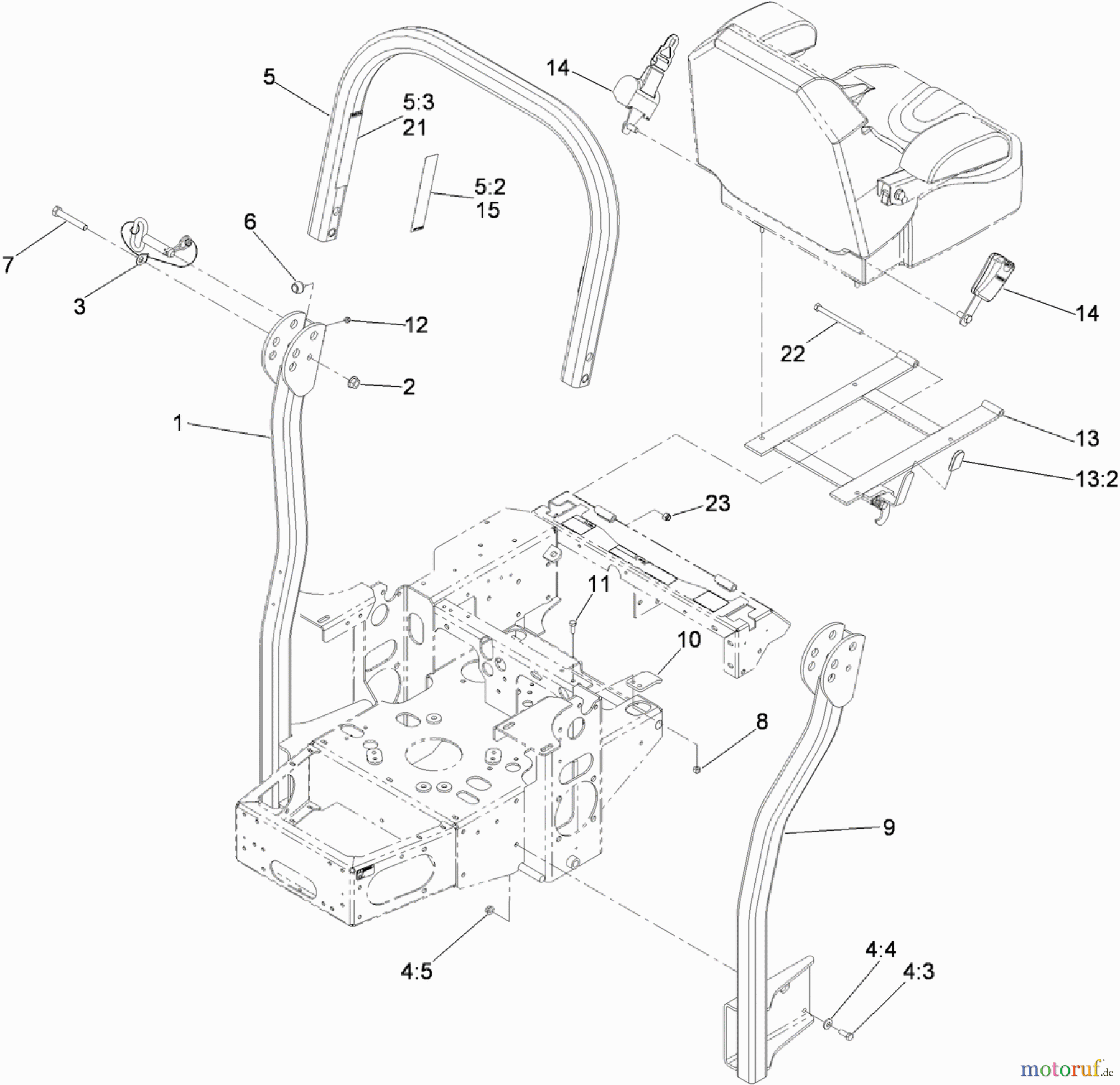  Zerto-Turn Mäher 74445 (Z400) - Toro Z Master Mower, 52