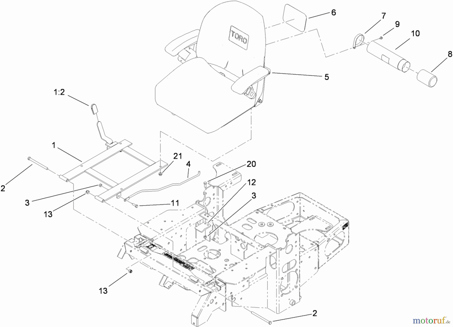  Zerto-Turn Mäher 74448 (Z400) - Toro Z Master Mower, 48