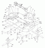 Zerto-Turn Mäher 74804TE (Z350) - Toro Z Master, 122cm Mower and Bagger (SN: 220000001 - 220999999) (2002) Listas de piezas de repuesto y dibujos DECK ASSEMBLY