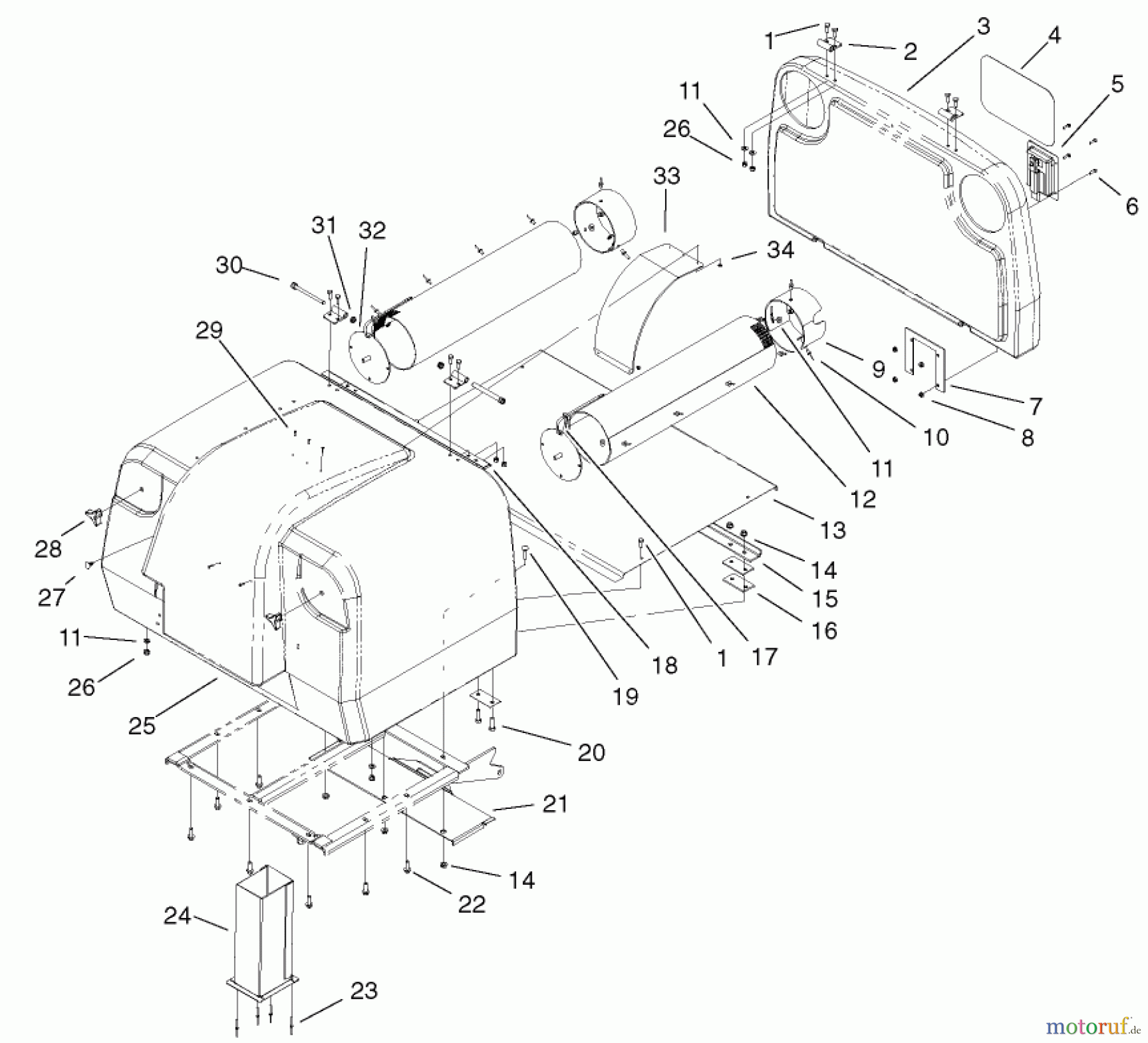  Zerto-Turn Mäher 74805 (Z355) - Toro Z Master 48