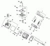 Zerto-Turn Mäher 74805 (Z355) - Toro Z Master 48" Mower and Bag (SN: 230000001 - 230999999) (2003) Listas de piezas de repuesto y dibujos HEAD/VALVE/BREATHER ASSEMBLY KOHLER ENGINE CH25S PS-68670