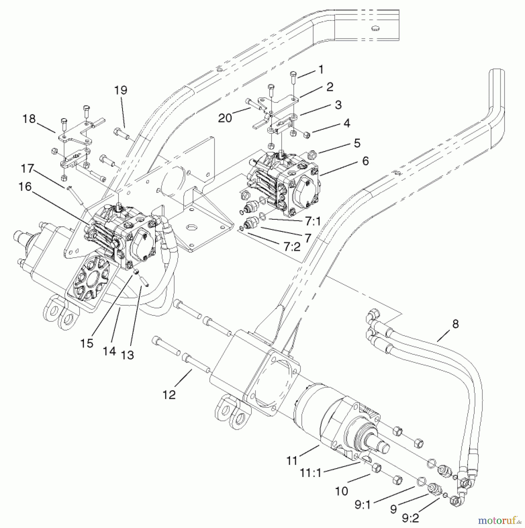  Zerto-Turn Mäher 74805 (Z355) - Toro Z Master 48