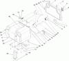 Zerto-Turn Mäher 74805 (Z355) - Toro Z Master 48" Mower and Bag (SN: 240000001 - 240999999) (2004) Listas de piezas de repuesto y dibujos BAGGER ASSEMBLY