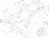 Zerto-Turn Mäher 74805 (Z355) - Toro Z Master 48" Mower and Bag (SN: 240000001 - 240999999) (2004) Listas de piezas de repuesto y dibujos TRACTION FRAME ASSEMBLY