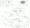 Zerto-Turn Mäher 74901 - Toro Z Master G3 Riding Mower, 48" TURBO FORCE Side Discharge Deck (SN: 290000001 - 290999999) (2009) Listas de piezas de repuesto y dibujos BLOWER HOUSING ASSEMBLY KOHLER CV680-3020