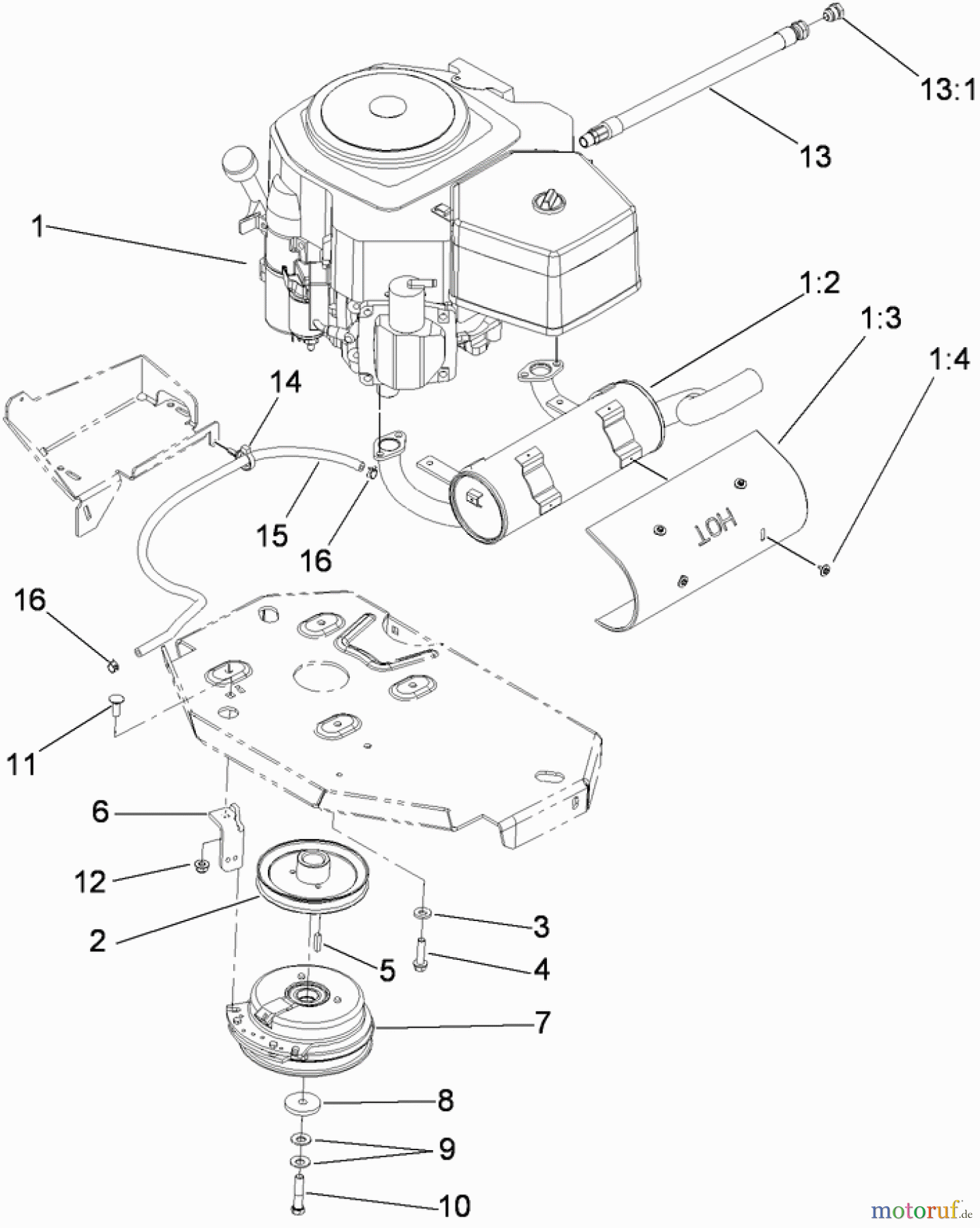  Zerto-Turn Mäher 74901 - Toro Z Master G3 Riding Mower, 48