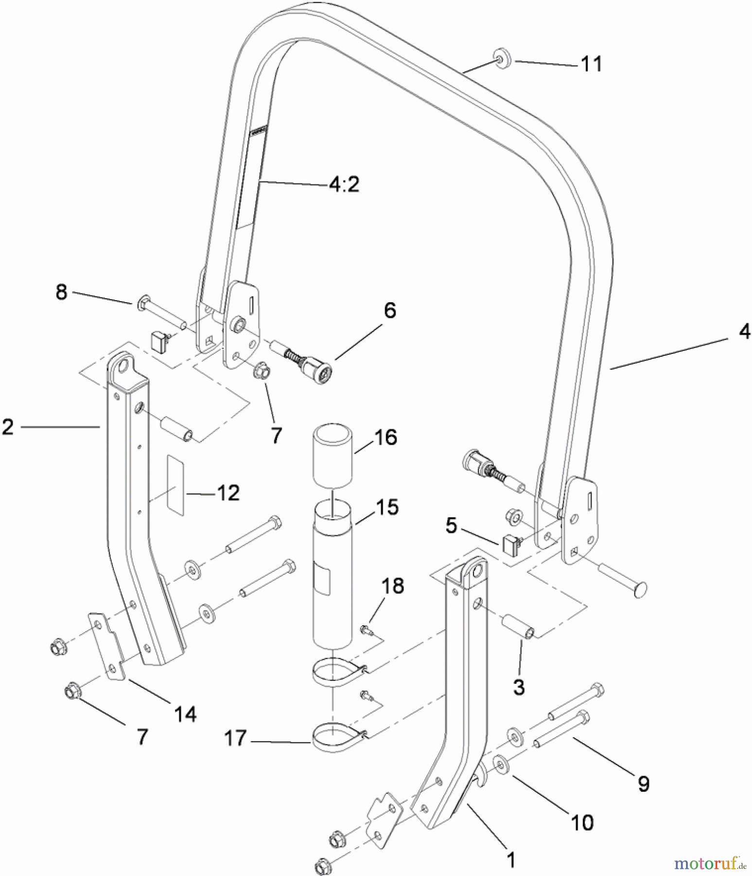  Zerto-Turn Mäher 74901 - Toro Z Master G3 Riding Mower, 48