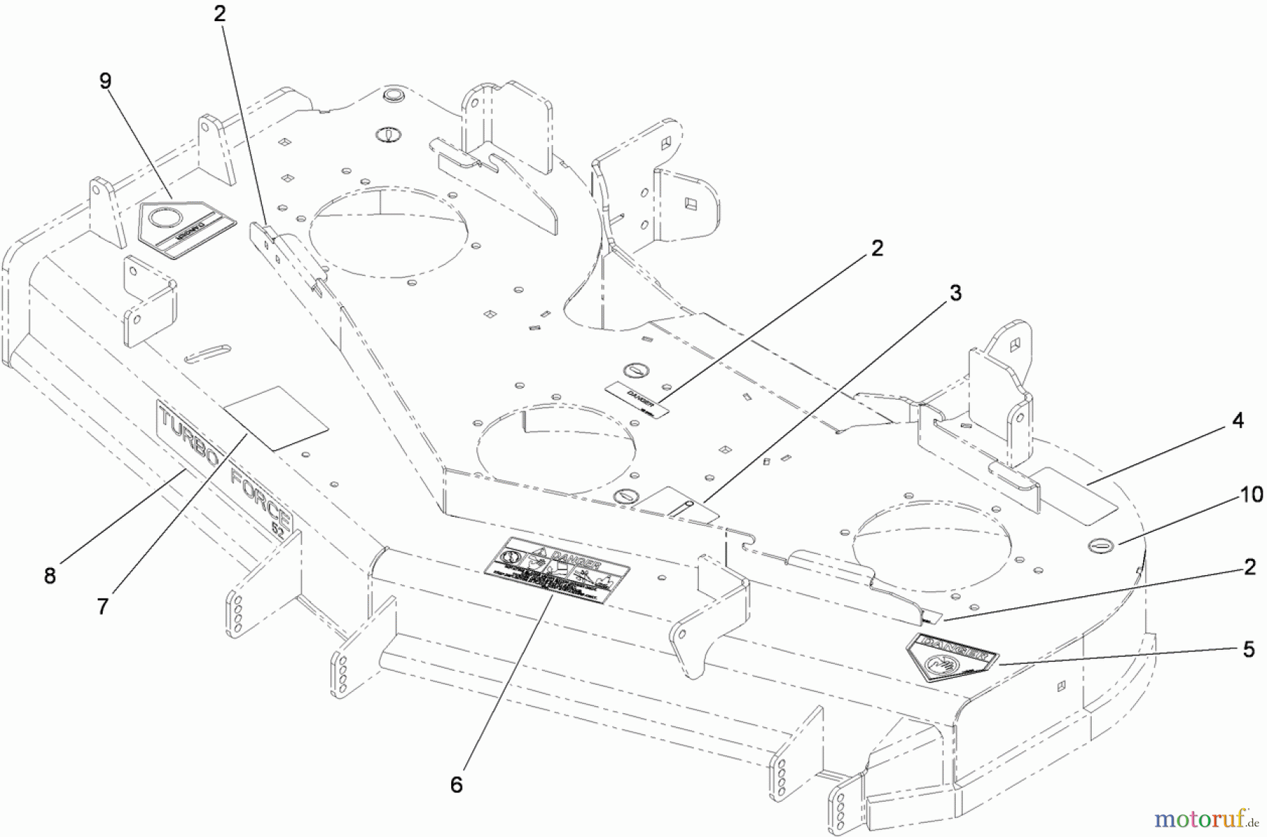  Zerto-Turn Mäher 74903 - Toro Z Master G3 Riding Mower, 52