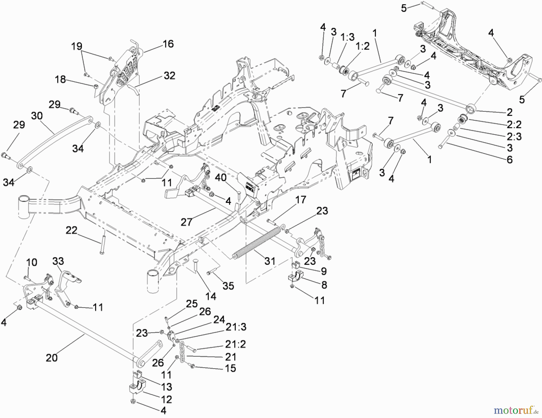  Zerto-Turn Mäher 74903 - Toro Z Master G3 Riding Mower, 52