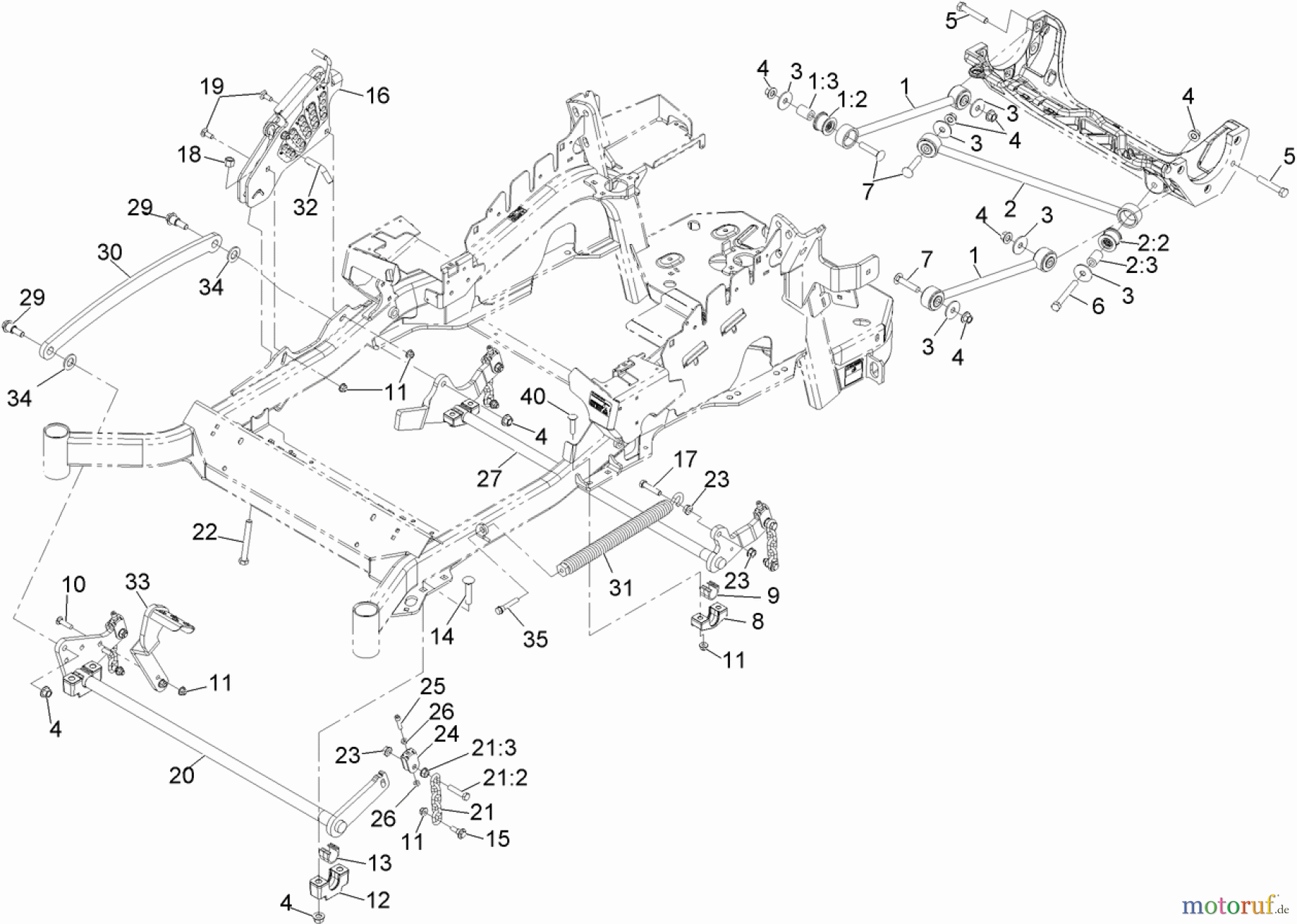  Zerto-Turn Mäher 74903 - Toro Z Master G3 Riding Mower, 52