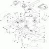Zerto-Turn Mäher 74915 - Toro Z Master G3 Riding Mower, 60" TURBO FORCE Side Discharge Deck (SN: 310000001 - 310999999) (2010) Listas de piezas de repuesto y dibujos DECK ASSEMBLY