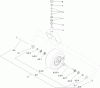 Zerto-Turn Mäher 74923TE - Toro Z Master G3 Riding Mower, 132cm TURBO FORCE Side Discharge Deck (SN: 311000001 - 311999999) (2011) Listas de piezas de repuesto y dibujos CASTER WHEEL AND FORK ASSEMBLY