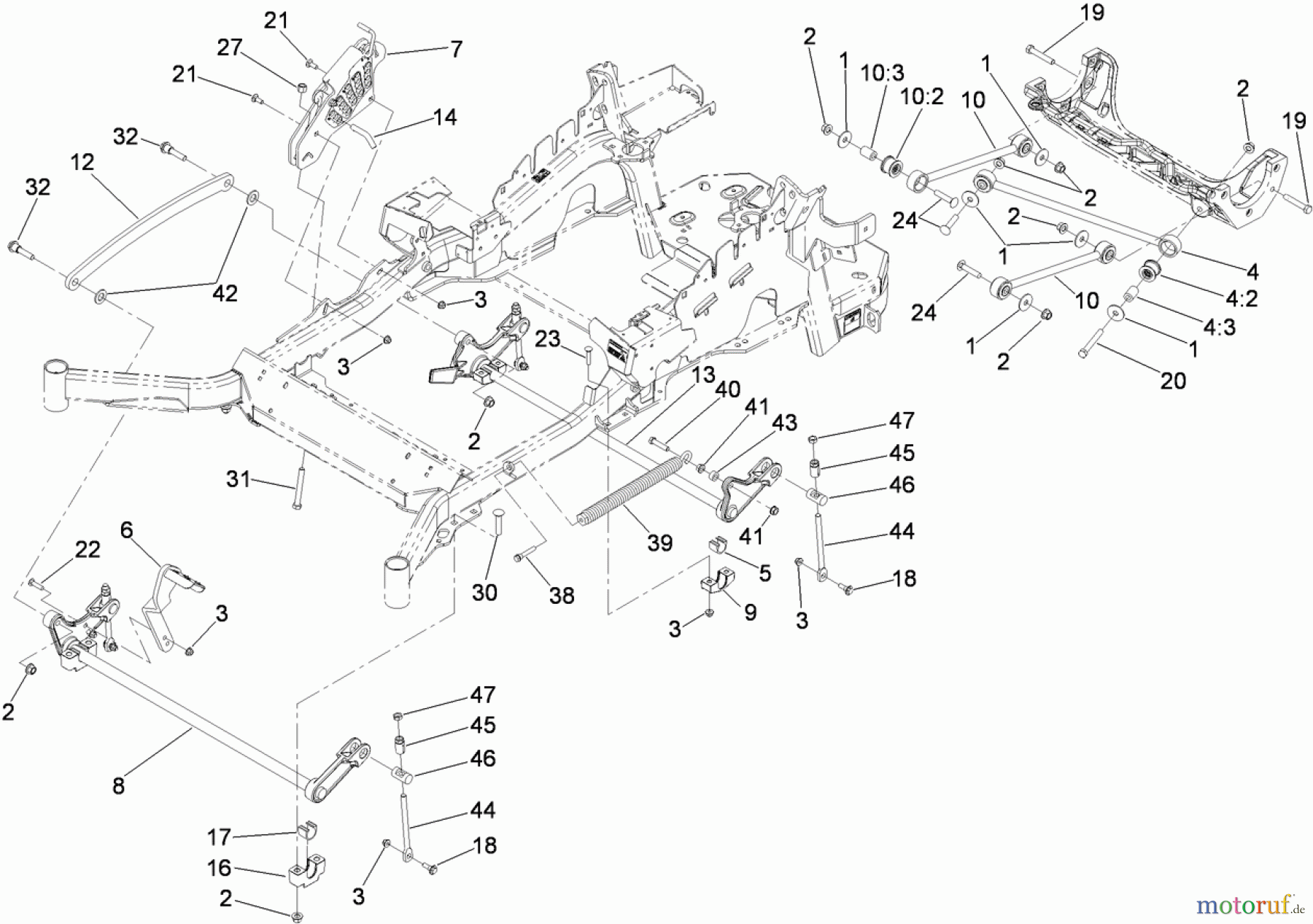  Zerto-Turn Mäher 74926 - Toro Z Master G3 Riding Mower, 60