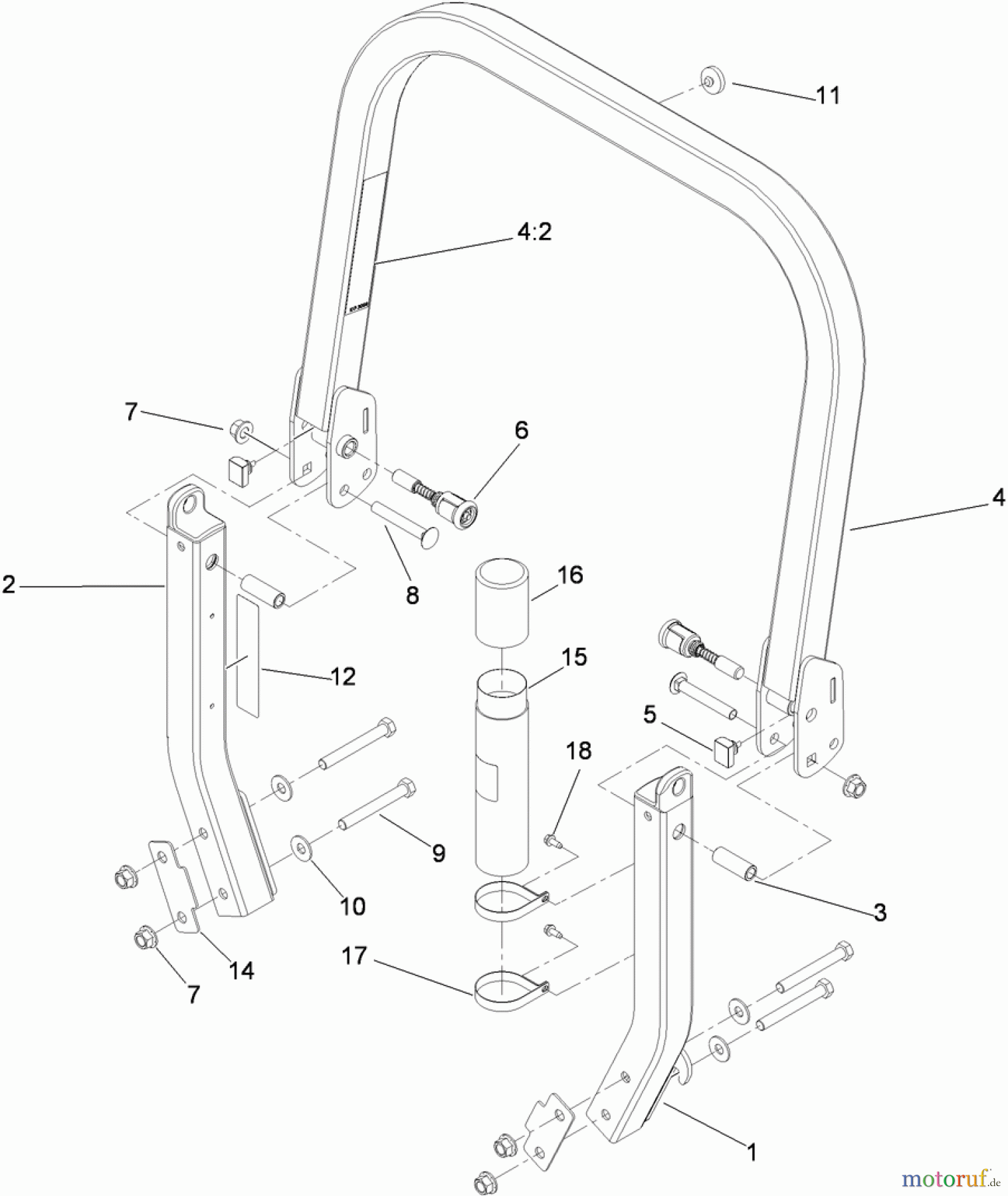  Zerto-Turn Mäher 74941CP - Toro Z Master G3 Riding Mower, 48