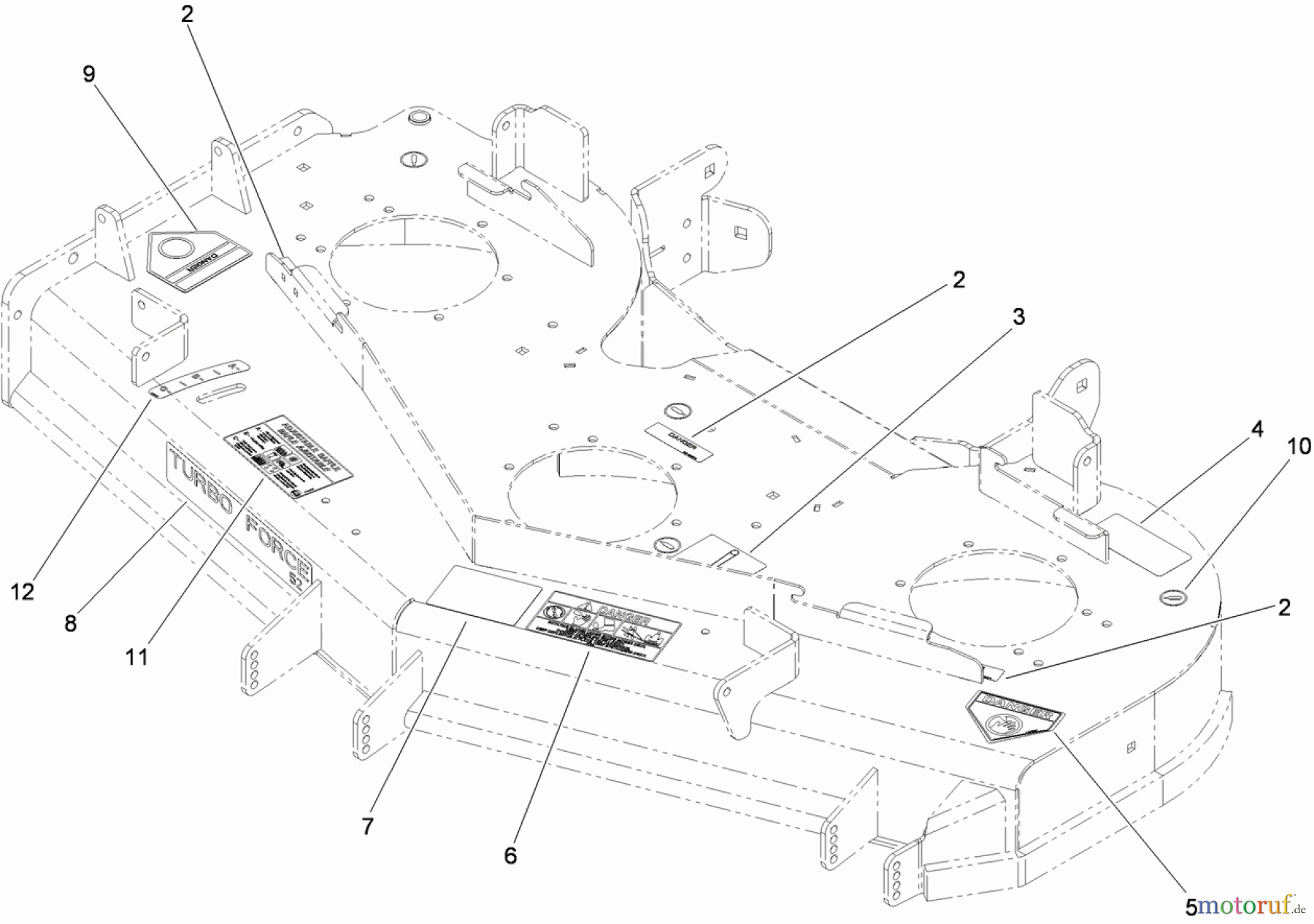  Zerto-Turn Mäher 74943CP - Toro Z Master G3 Riding Mower, 52