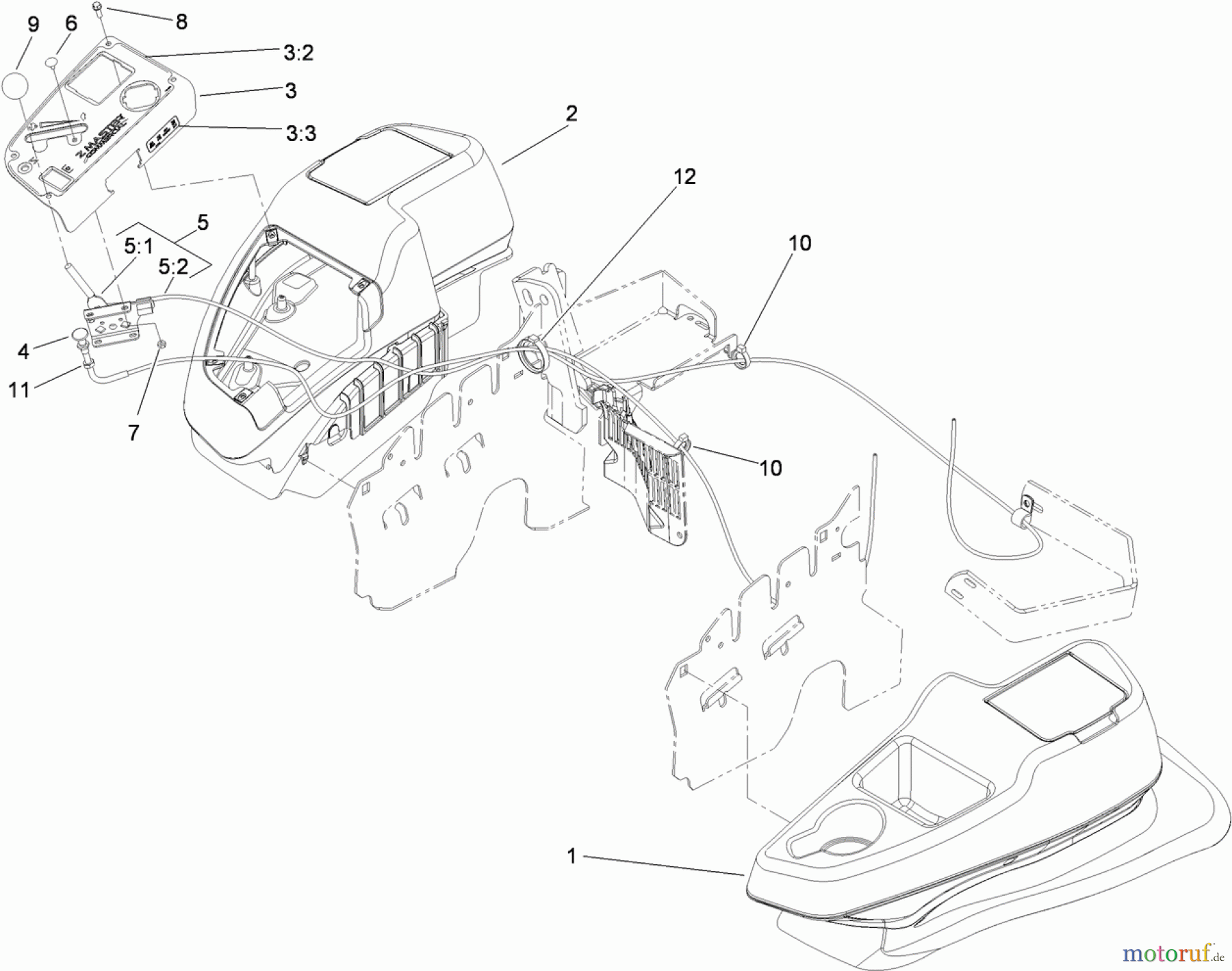  Zerto-Turn Mäher 74965CP - Toro Z Master G3 Riding Mower, 60