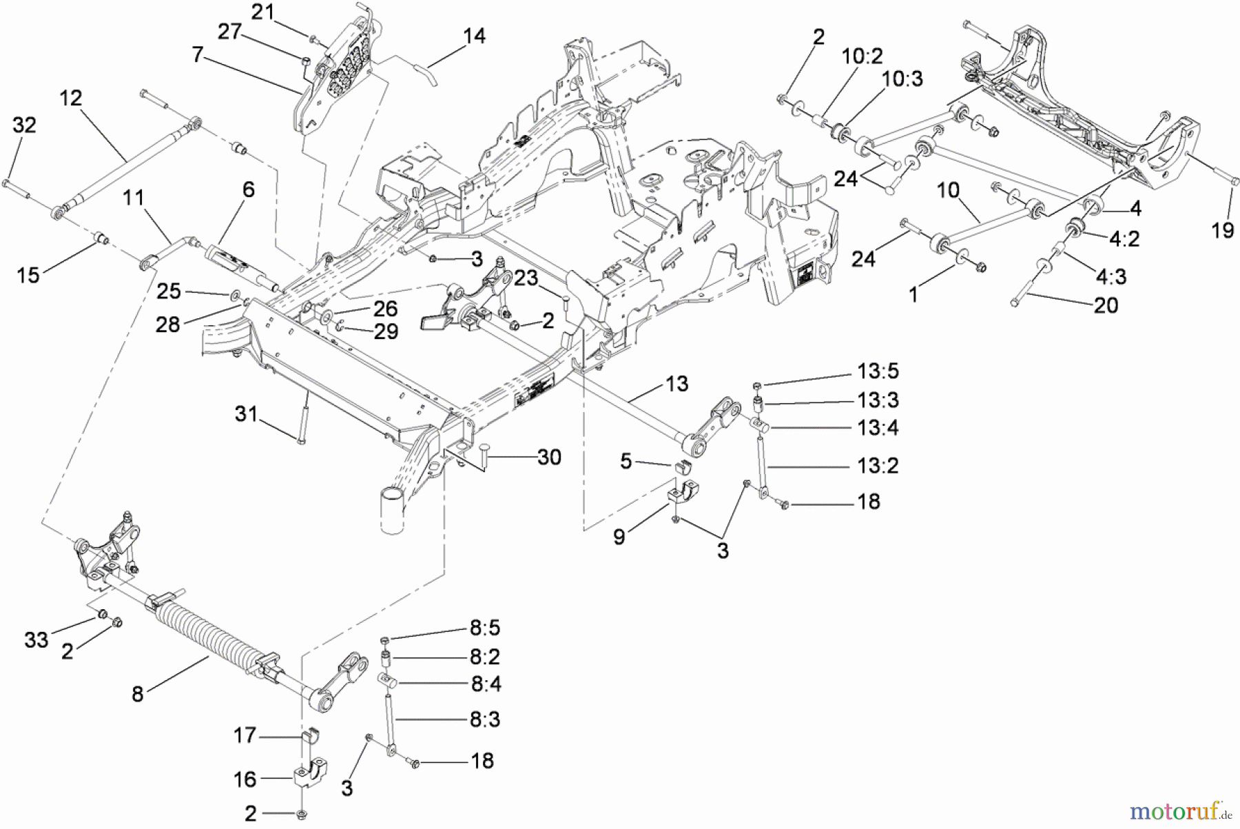  Zerto-Turn Mäher 74967CP - Toro Z Master G3 Riding Mower, 72