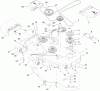 Zerto-Turn Mäher 74975 - Toro Z Master G3 Riding Mower, 60" TURBO FORCE Side Discharge Deck (SN: 311000117 - 311999999) (2011) Listas de piezas de repuesto y dibujos DECK ASSEMBLY