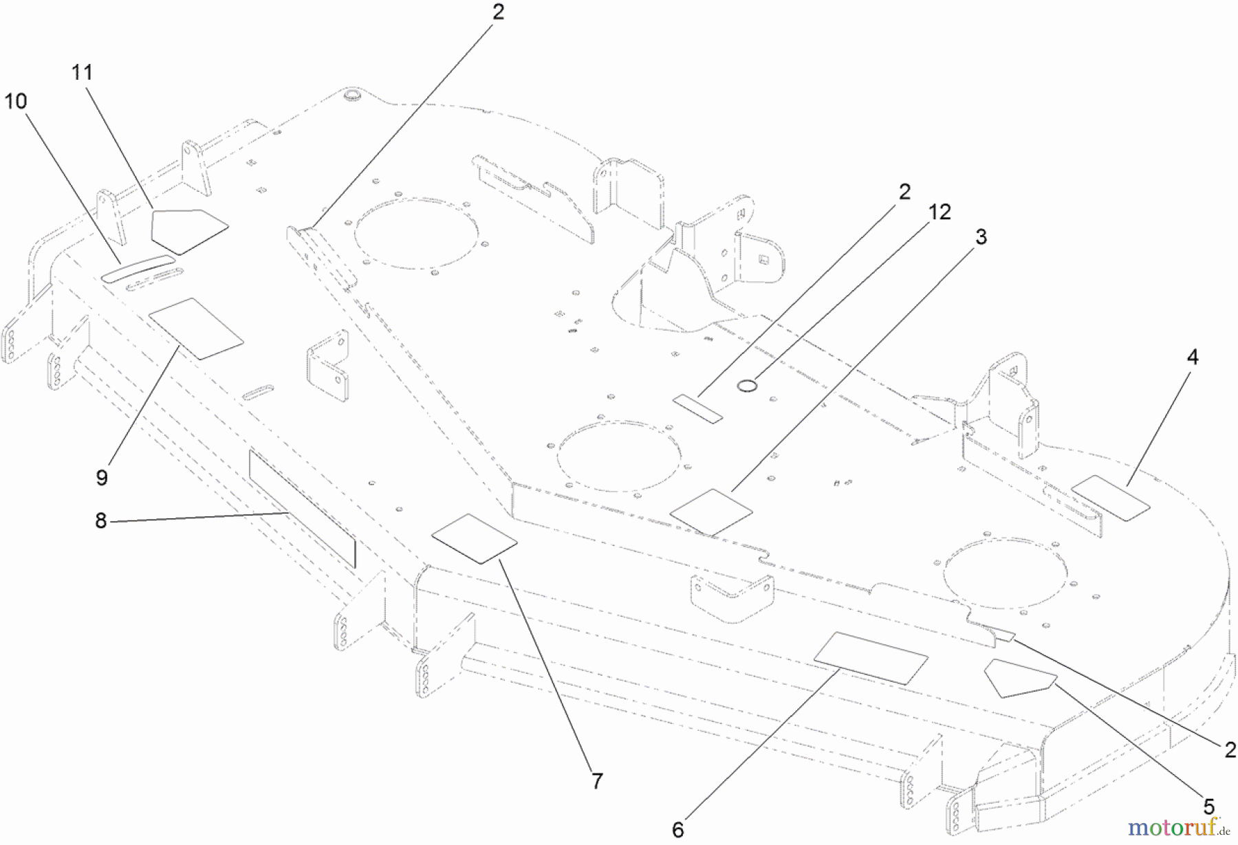  Zerto-Turn Mäher 74977 - Toro Z Master G3 Riding Mower, 72