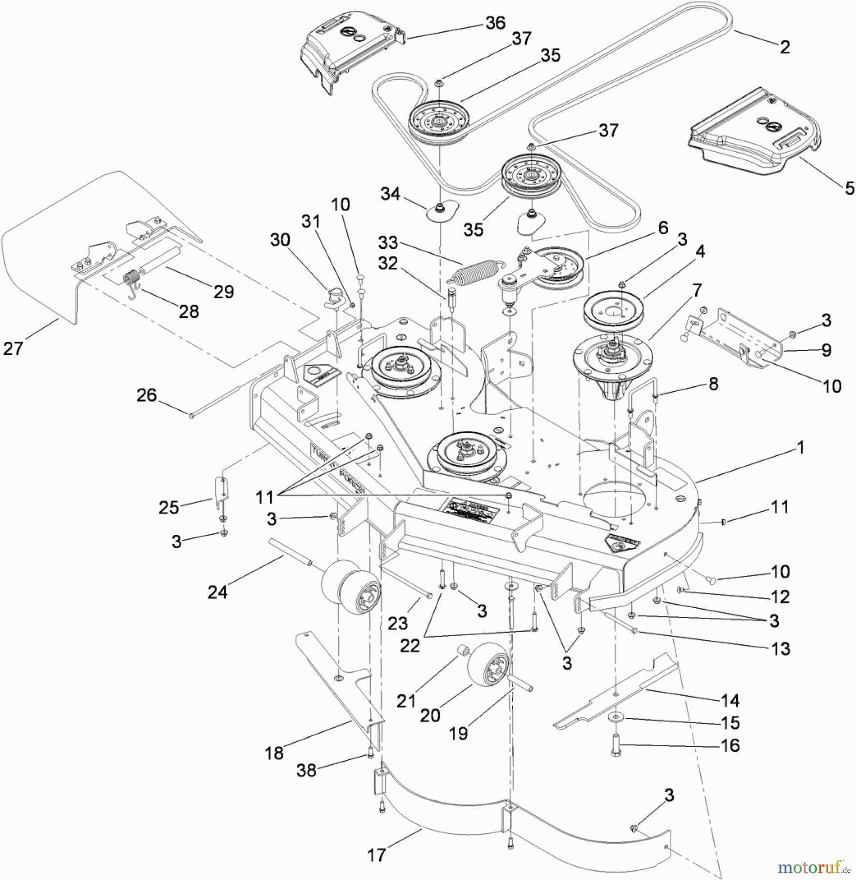  Zerto-Turn Mäher 78924 - Toro Z Master G3 Riding Mower, 52