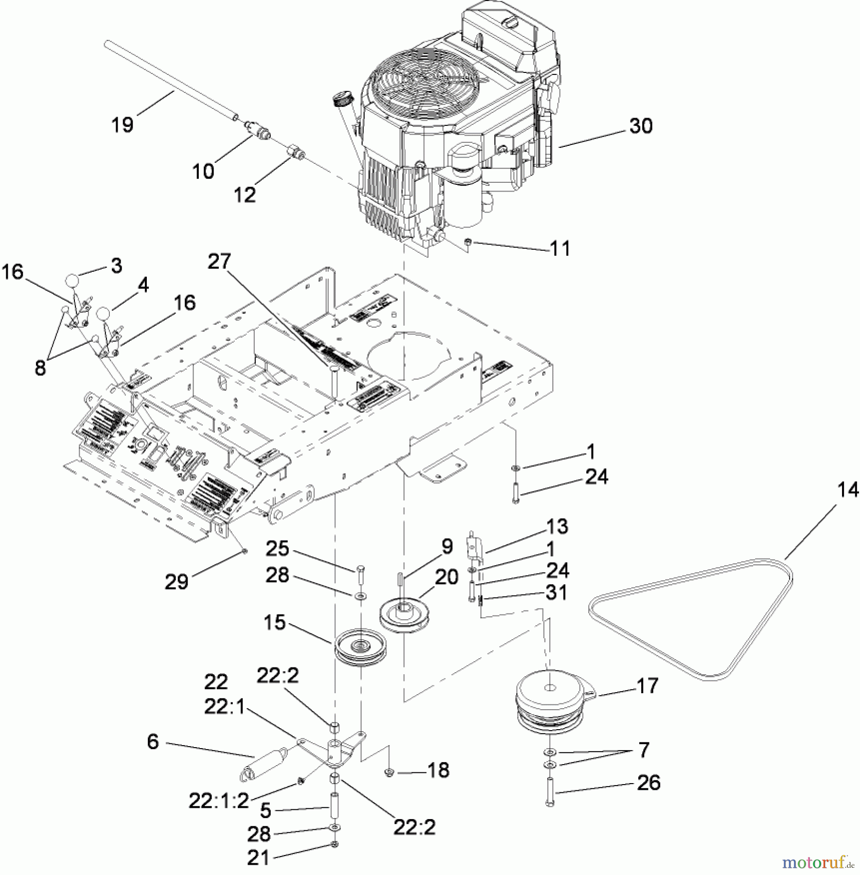  Zerto-Turn Mäher 79408 (Z300) - Toro Z Master Mower, 34