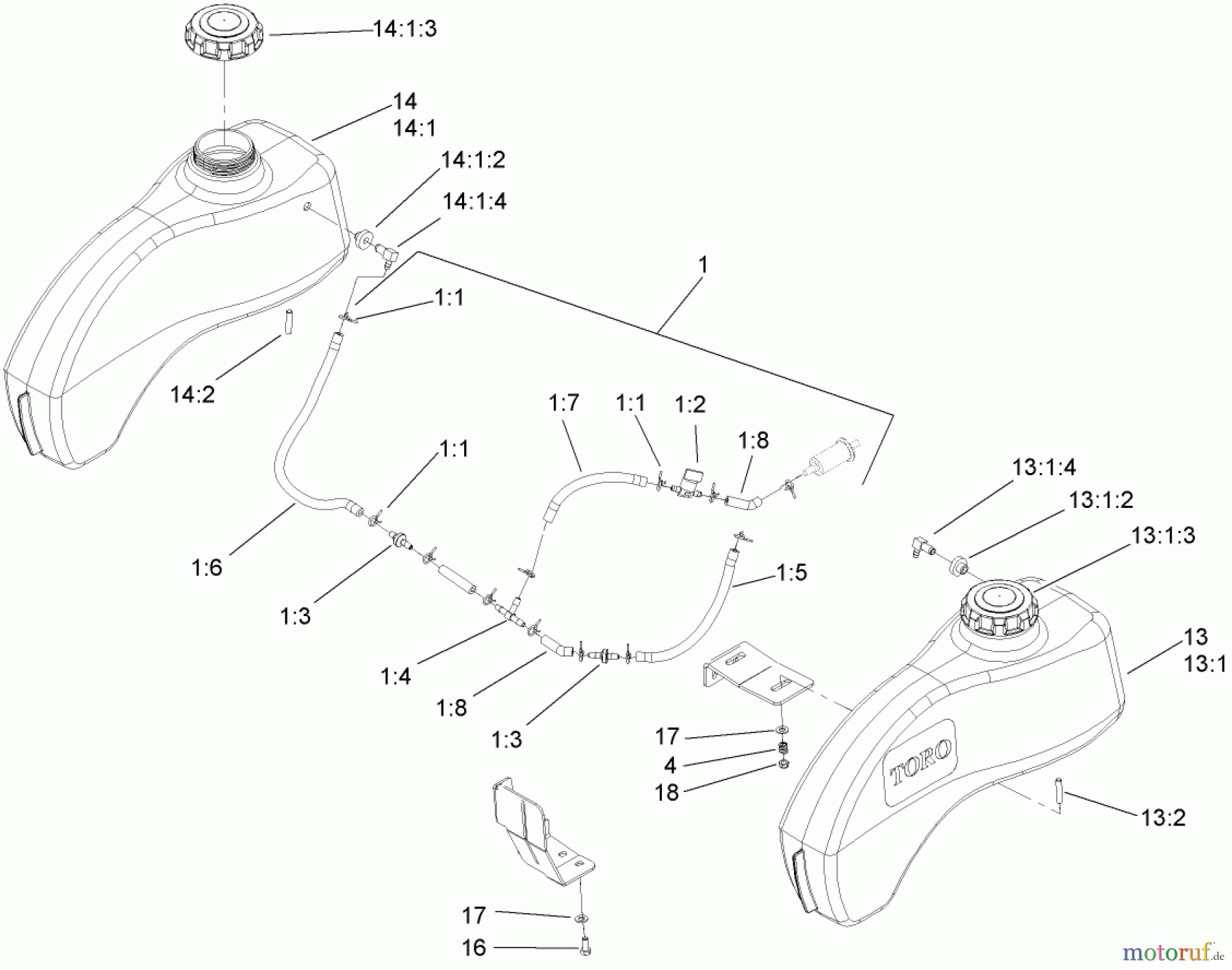  Zerto-Turn Mäher 79408 (Z300) - Toro Z Master Mower, 34