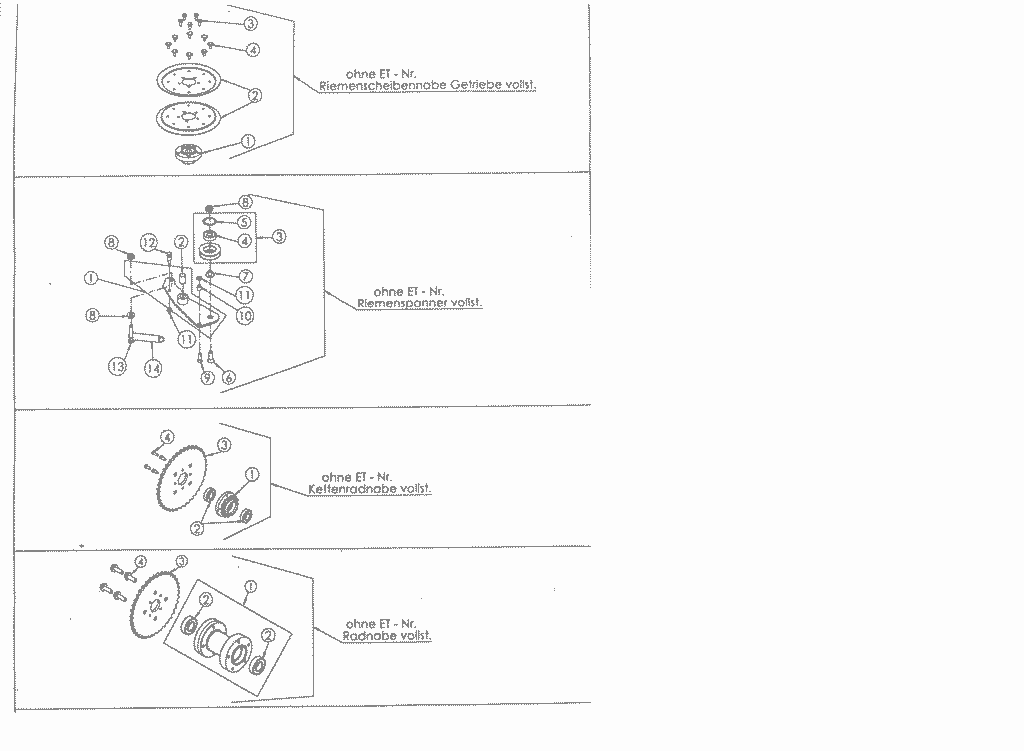 Lista de repuestos